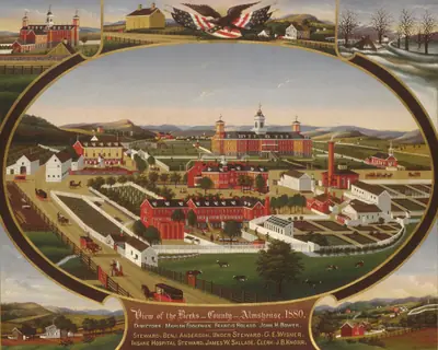 Berks County Almshouse, 1880