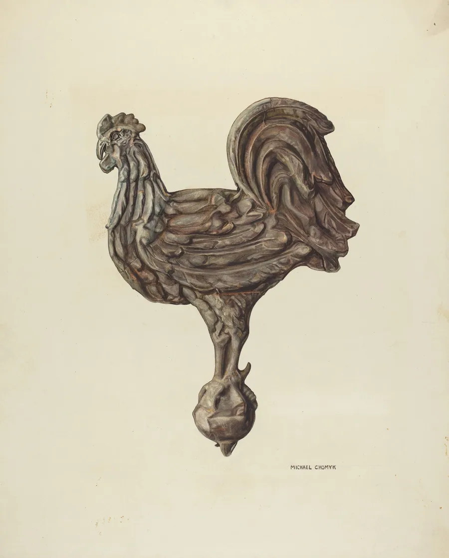 Weather Vane Finial by Michael Chomyk