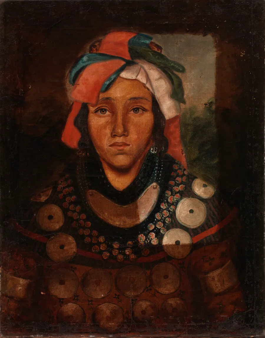 Portrait of a Young Man (Seminole Indian) by Unidentified