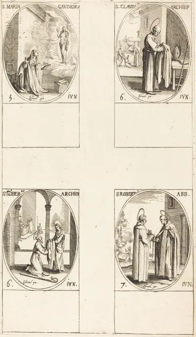 St. Maria Gaudioru; St. Cladius; St. Norbert; St. Robert