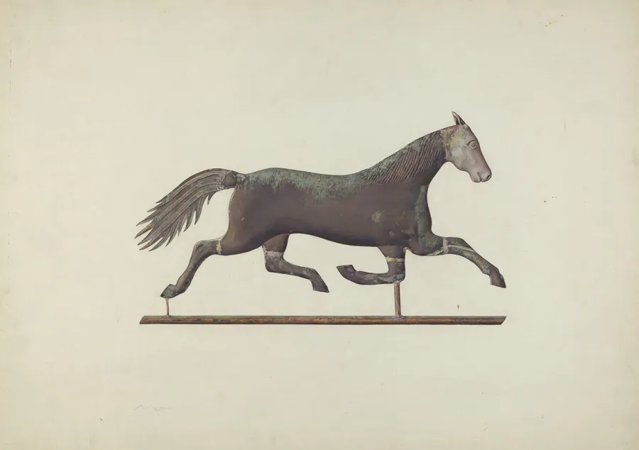 Weather Vane - Horse by Sadie Berman