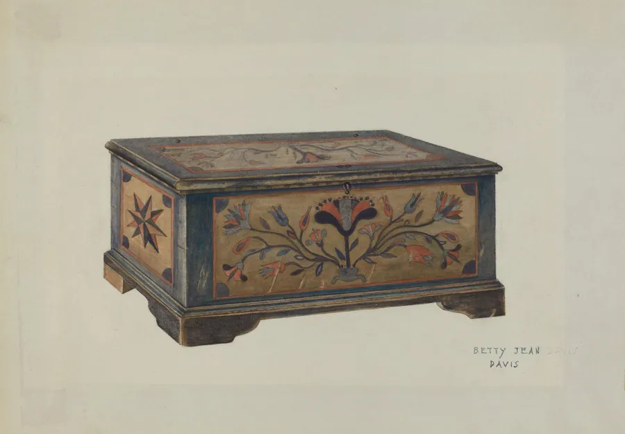 Pa. German Sample Chest by Betty Jean Davis