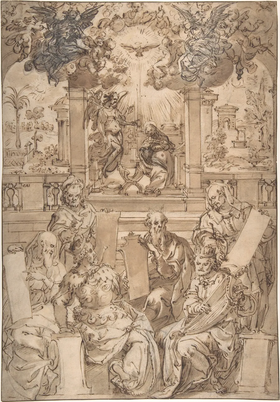 The Six Prophets of the Coming of Christ by Hendrick Goltzius