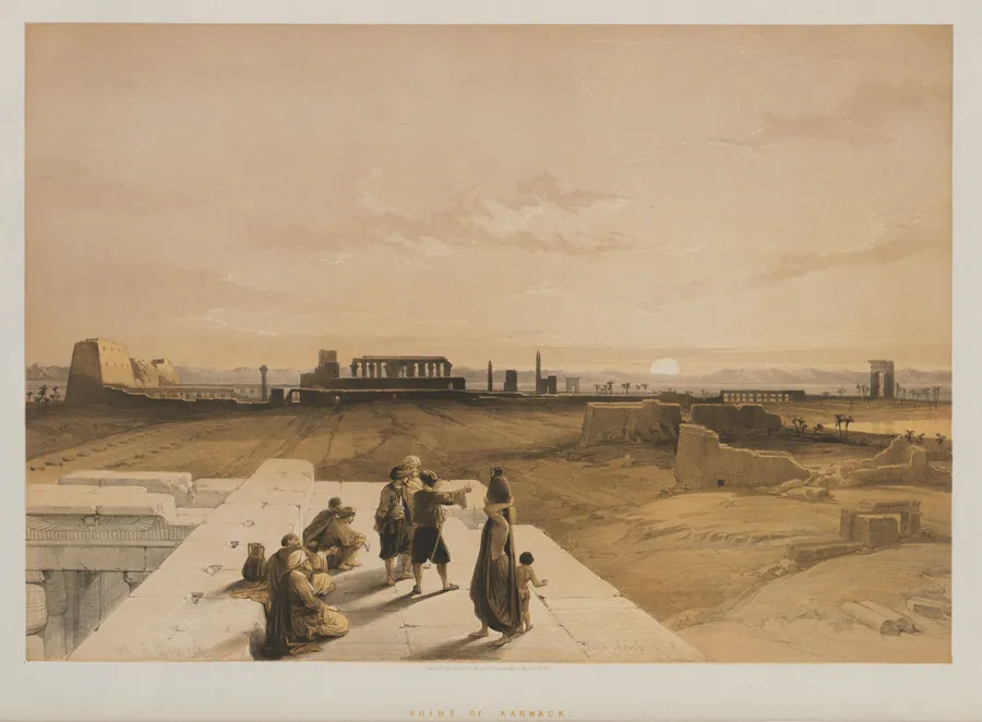 Egypt and Nubia, Volume I: Ruins of Karnac by Louis Haghe