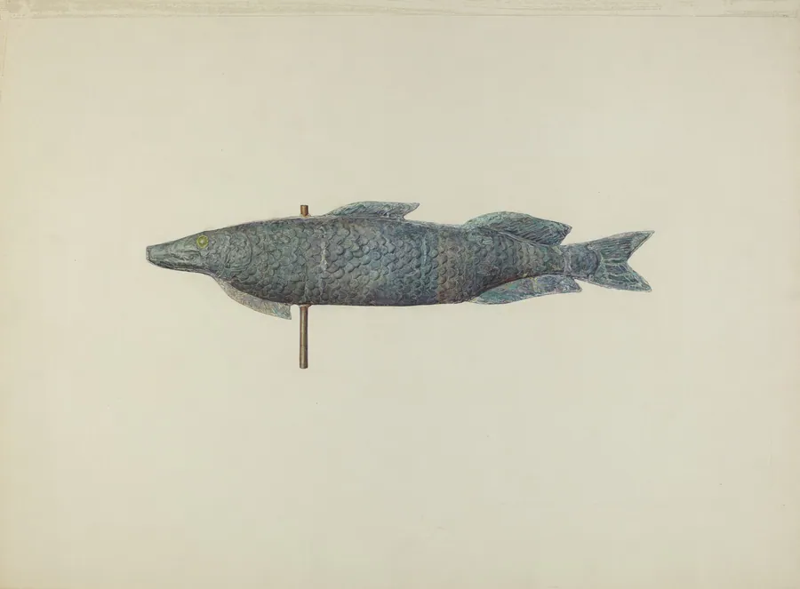 Fish Weather Vane by Sadie Berman