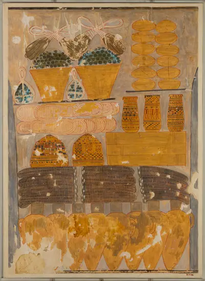 Provisions Stored in the Temple, Tomb of Rekhmire