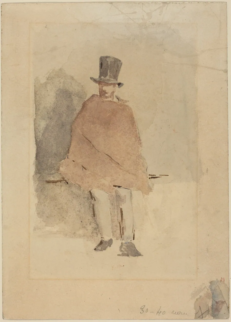 The Man in the Tall Hat by Edouard Manet