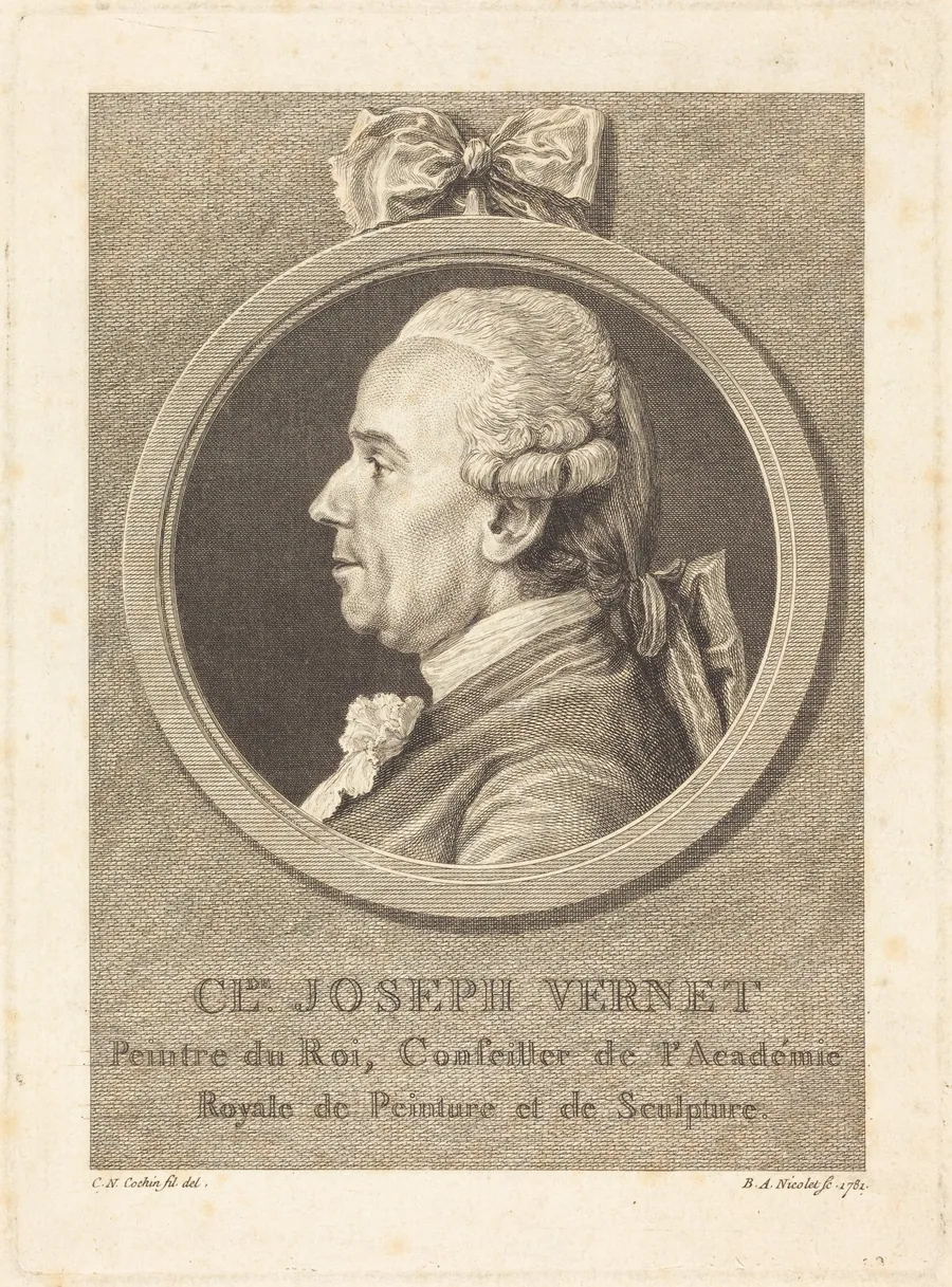 Claude Joseph Vernet by Benedict Alphonse Nicolet
