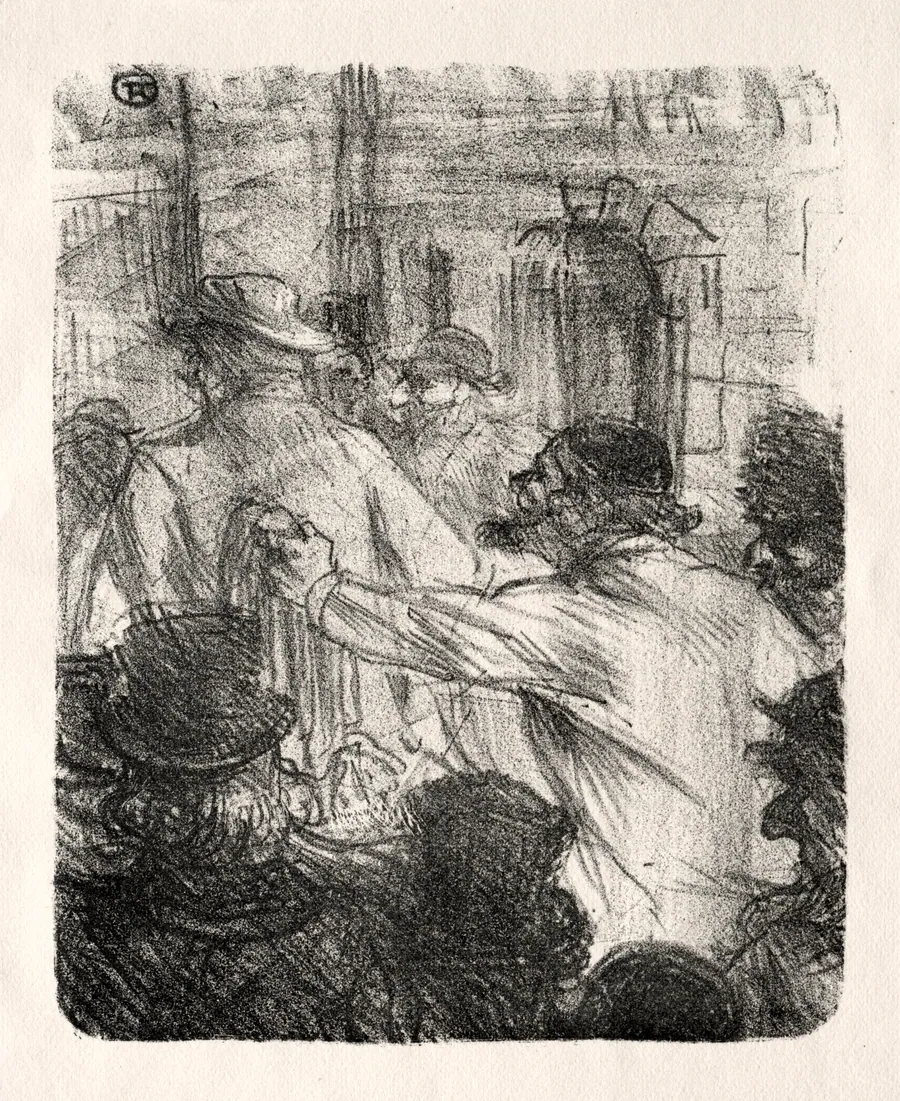 Au pied du Sinaï:  La Halle aux Draps, Cracovie by Henri de Toulouse-Lautrec