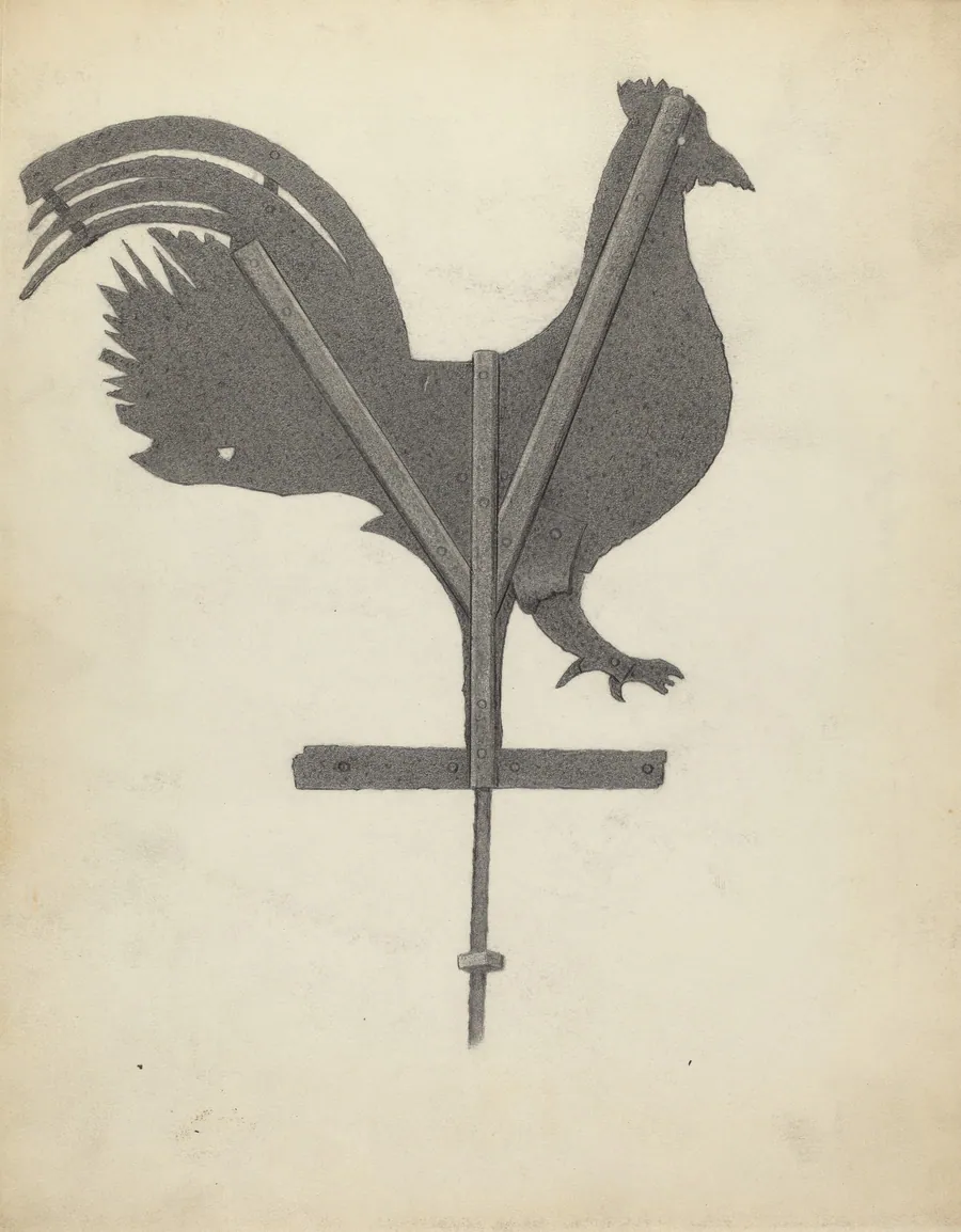 Cock Weather Vane by Joseph Stonefield