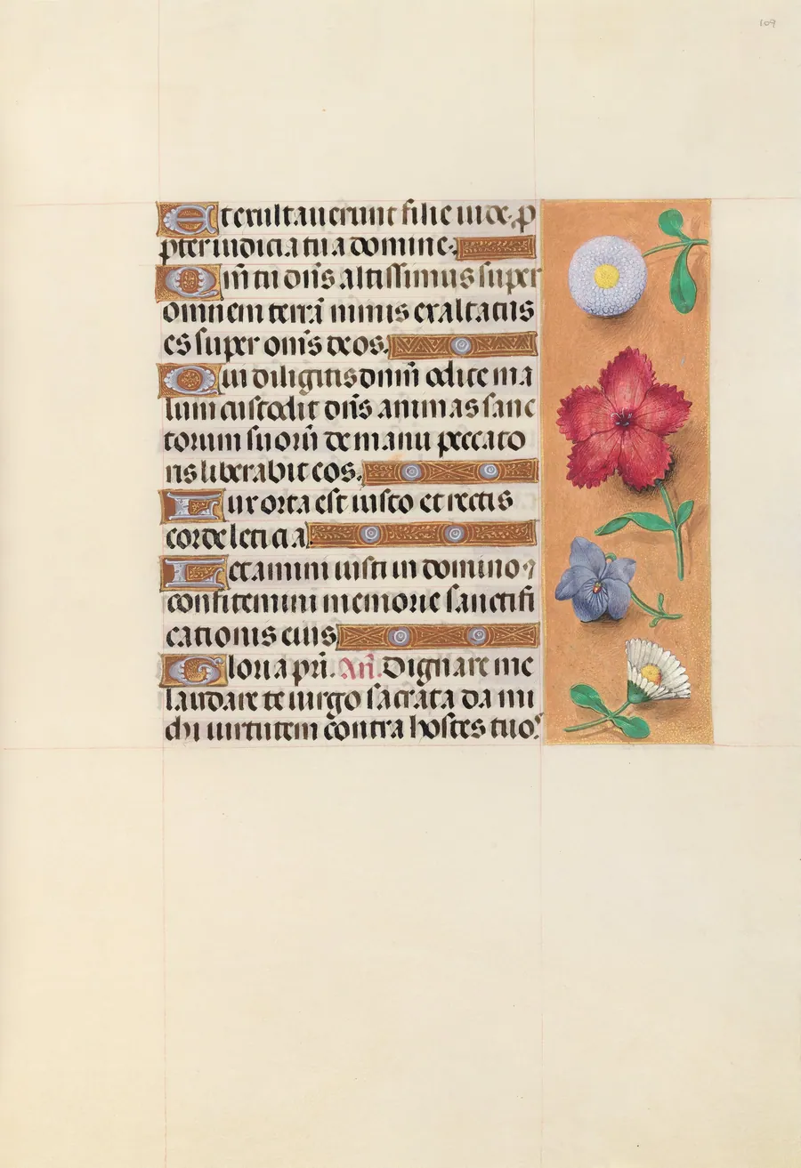 Hours of Queen Isabella the Catholic, Queen of Spain:  Fol. 109r by Master of the First Prayerbook of Maximillian