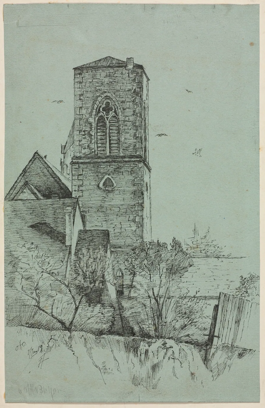 Tower of the Chimes, Old Trinity, Cleveland by Otto H. Bacher