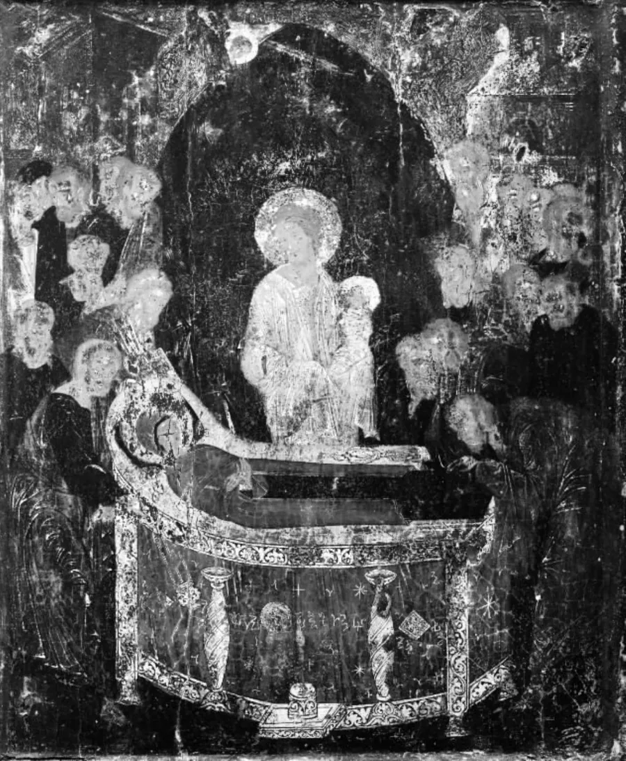 Jomfru Marias død by Ubekendt