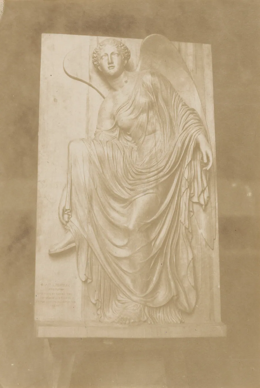 Nike Adjusting Her Sandal, Temple of Athena Nike, Athens by James Robertson