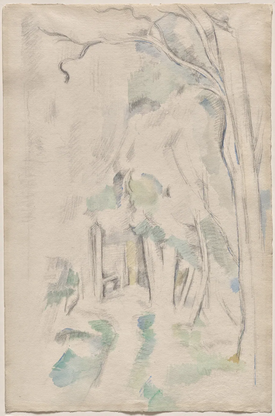 Footpath in the Woods by Paul Cezanne