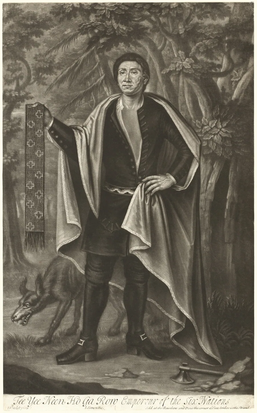 Tee Yee Neen Ho Ga Row, Emperor of the Six Nations by John Simon