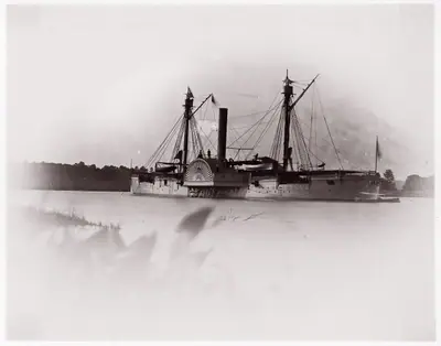 U.S. Gunboat "Mendota", James River
