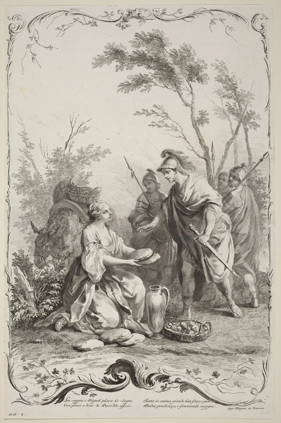 David and Abigail by Joseph Wagner