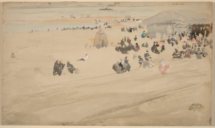 Beach Scene by James McNeill Whistler