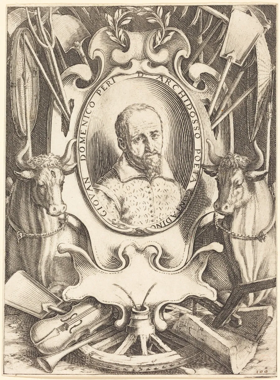 Giovanni Domenico Peri by Jacques Callot