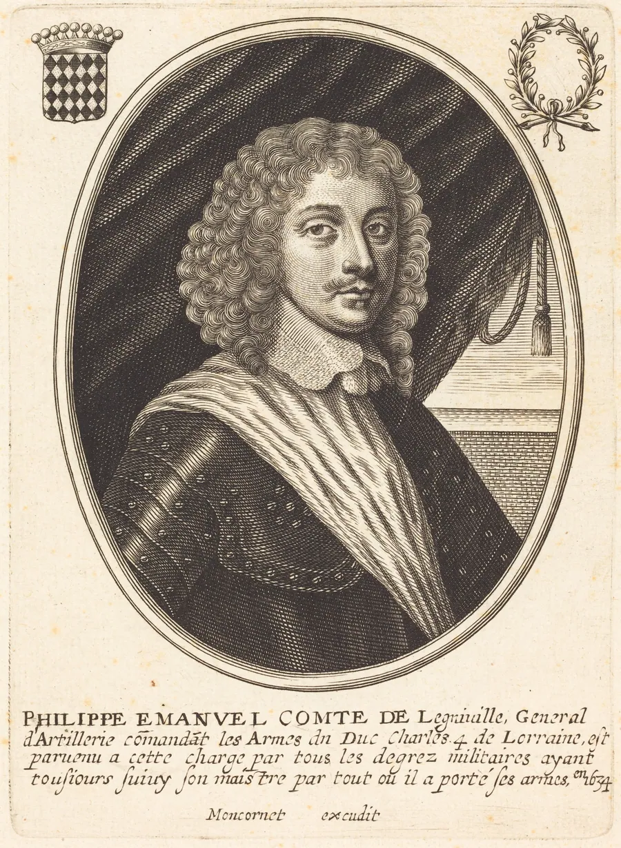 Philippe Emmanuel, Count of Ligneville by Balthasar Moncornet
