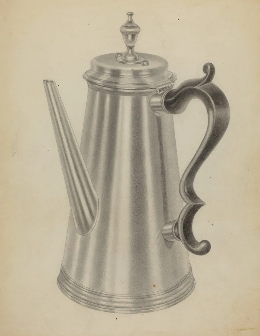 Silver Coffee Pot by Michael Fenga