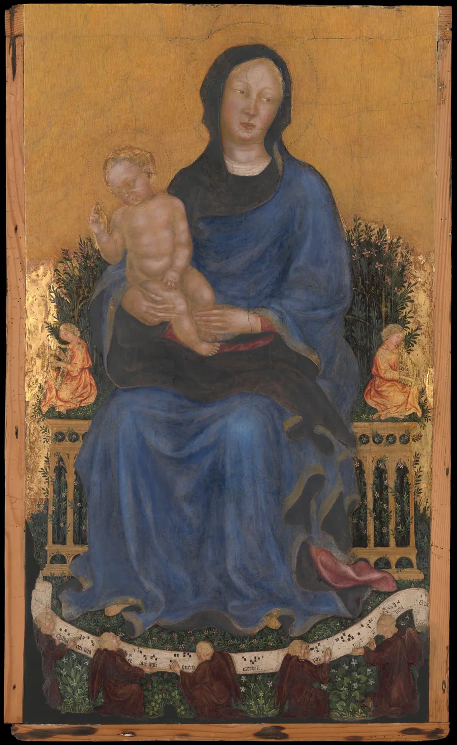 Madonna and Child with Angels by Gentile da Fabriano (Gentile di Niccolò di Giovanni di Massio)