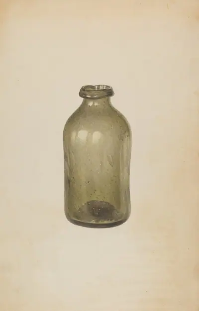 Shoe Blacking Bottle