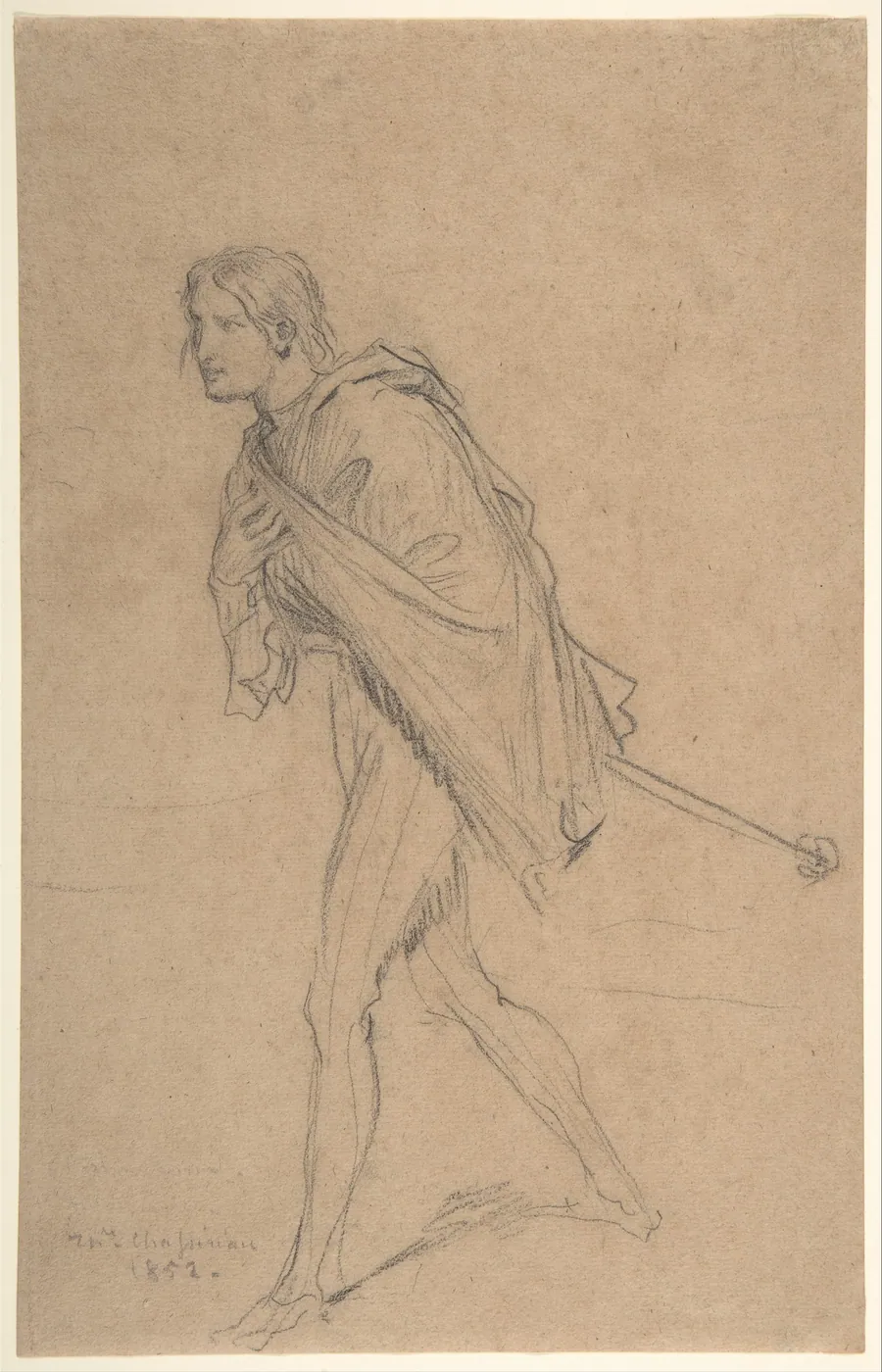Cassio Bowing by Théodore Chassériau
