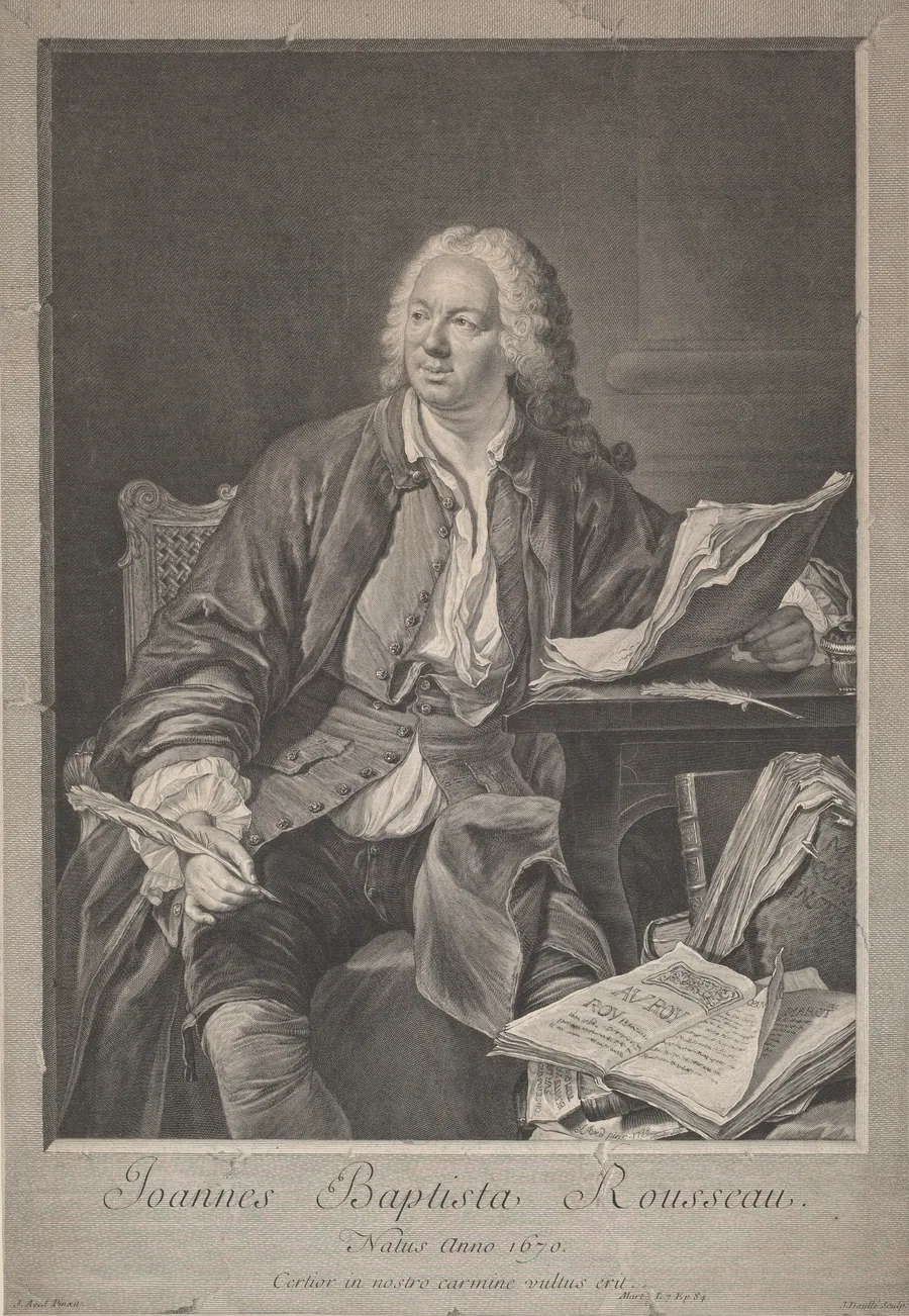 Jean-Baptiste Rousseau by Jean Daullé