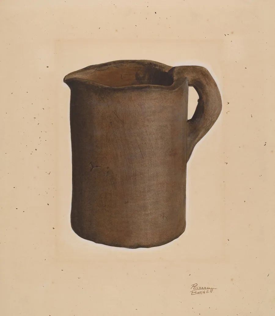 Earthenware Pitcher by Richard Barnett