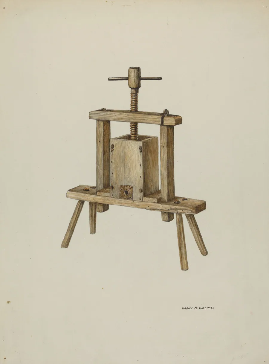 Cider Press by Harry Mann Waddell