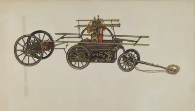 Model of a Fire Engine