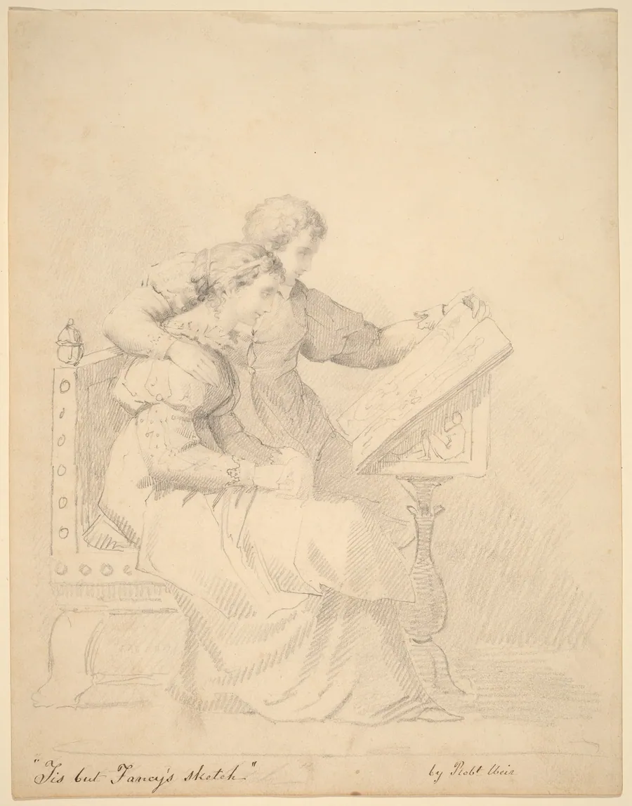 "Tis but Fancy's Sketch" by Robert Walter Weir