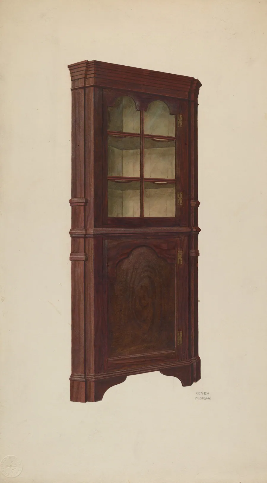Corner Cupboard by Henry Moran