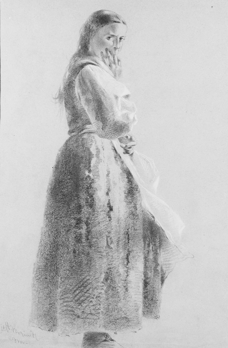 Peasant Girl by Alfred Cornelius Howland