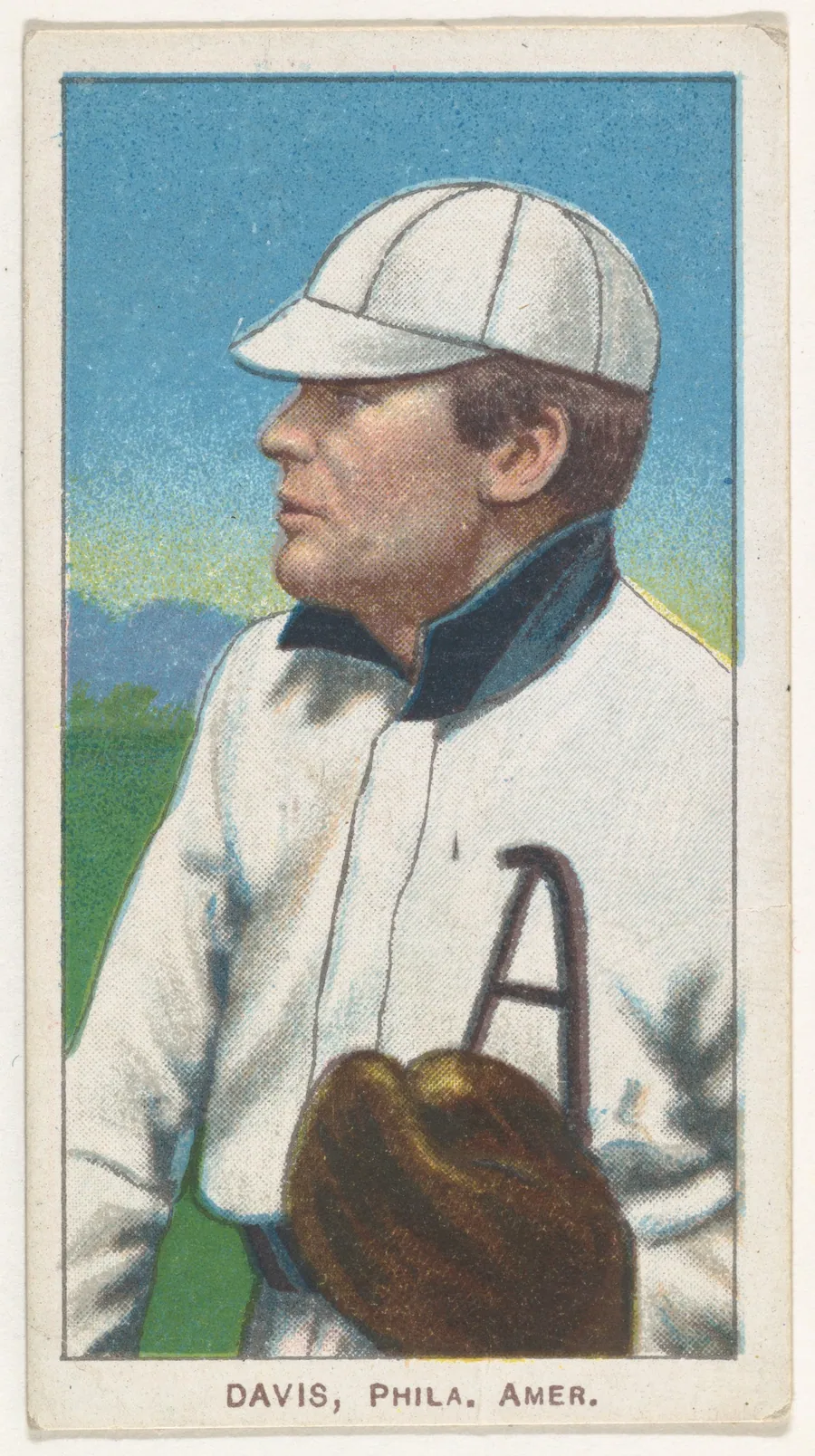 Davis, Philadelphia, American League, from the White Border series (T206) for the American Tobacco Company by American Tobacco Company