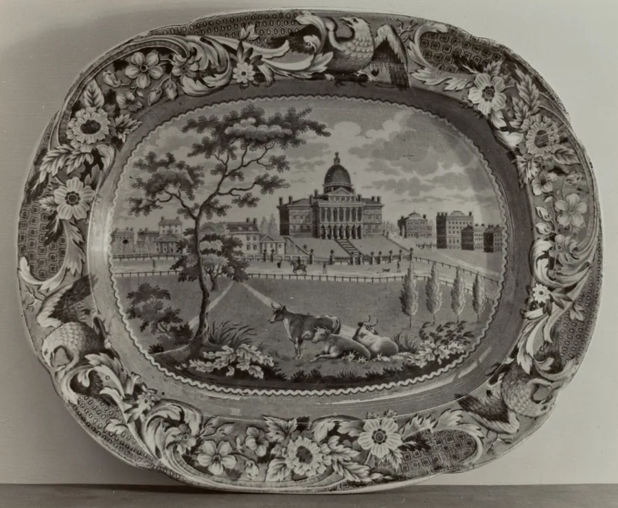 Platter - State House, Boston by Helmut Hiatt