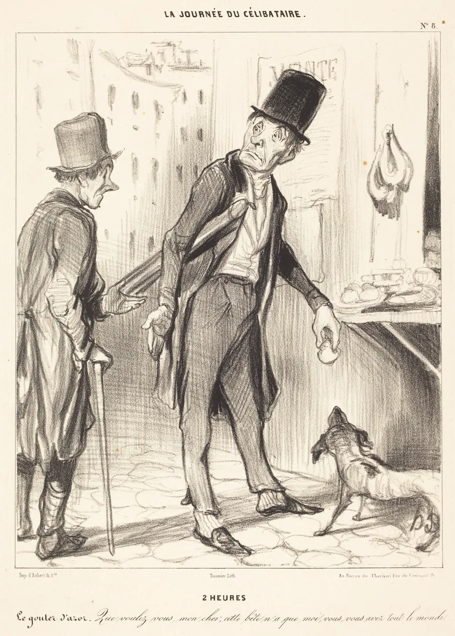 2 heures by Honoré Daumier