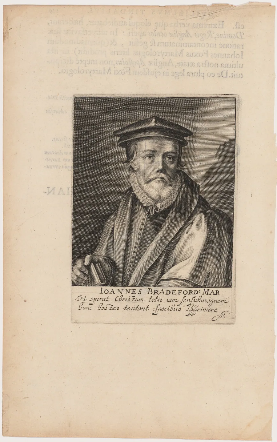 John Bradford, Protestant Martyr by Willem de Passe