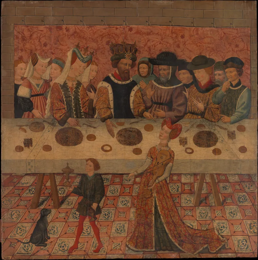 Salome Dancing before Herod by Spanish (Catalan) Painter