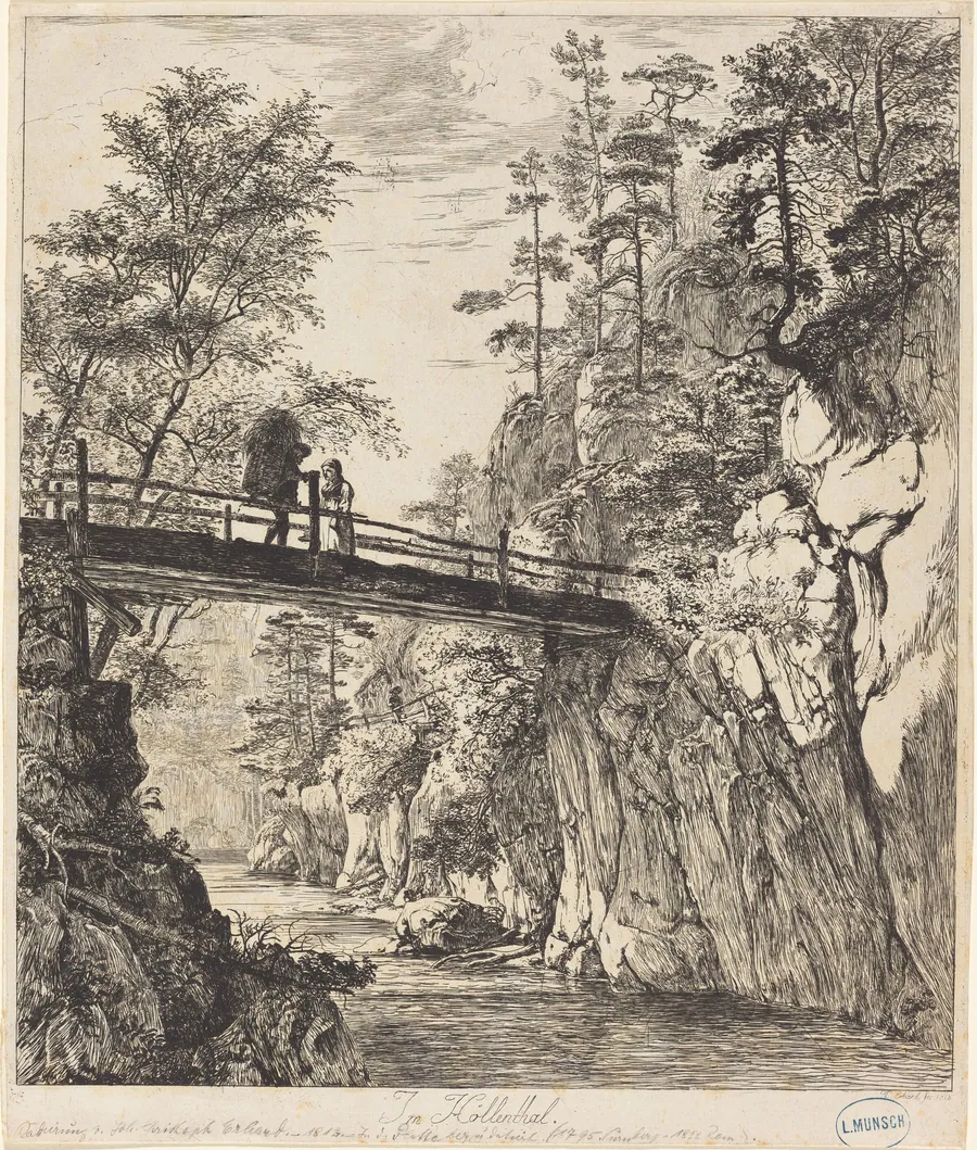 Im Höllenthal (In the Höllen Valley) by Johann Christoph Erhard