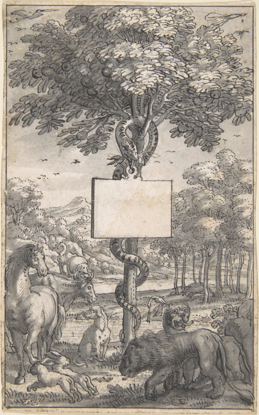 Designs for Book Illustrations by Anonymous, Netherlandish, 16th century