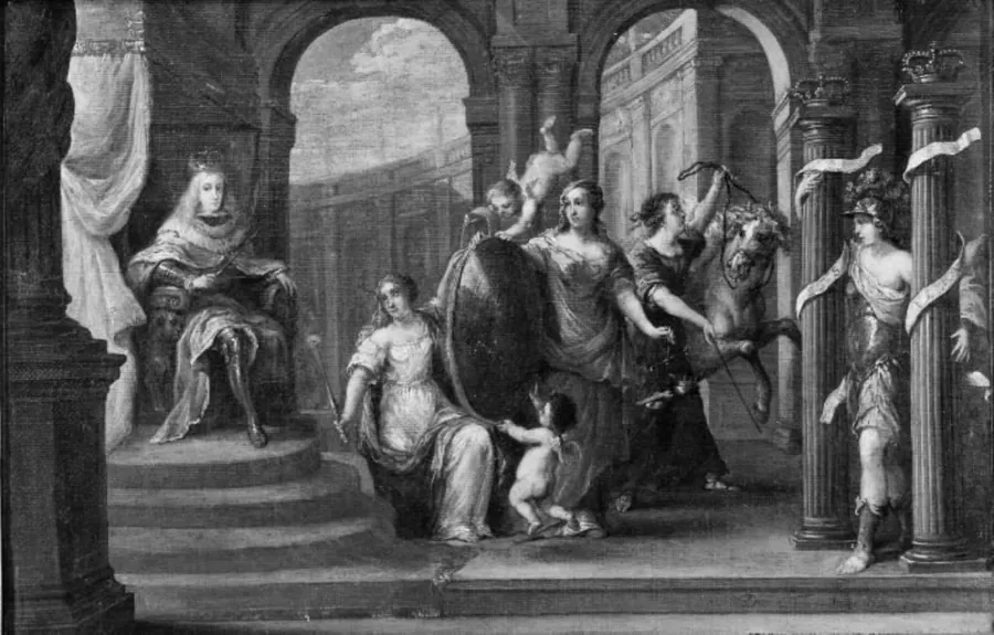 Allegori på Carl den andens kroning by David Teniers (II)