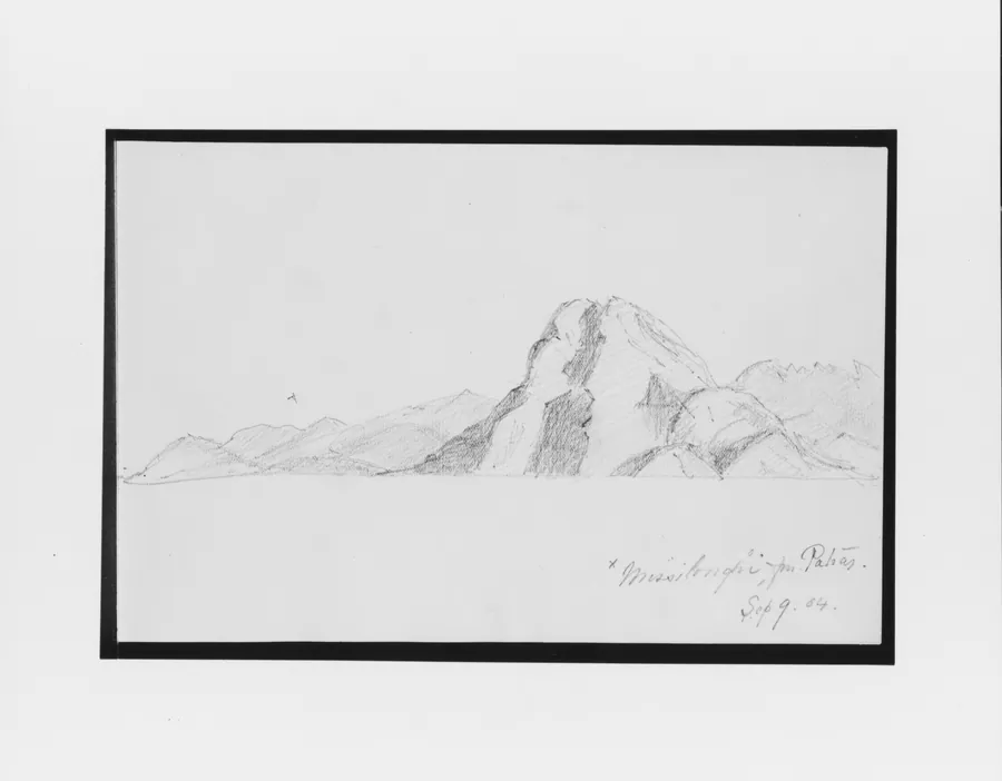 Missilonghi from Patras (from Sketchbook) by Mary Newbold Sargent