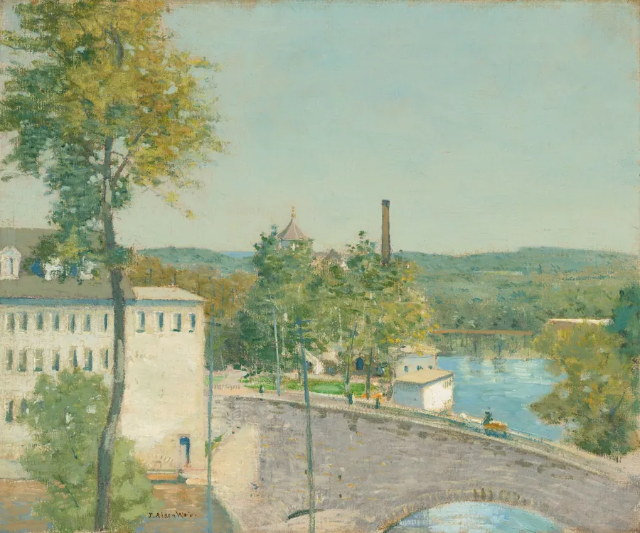 U.S. Thread Company Mills, Willimantic, Connecticut by Julian Alden Weir