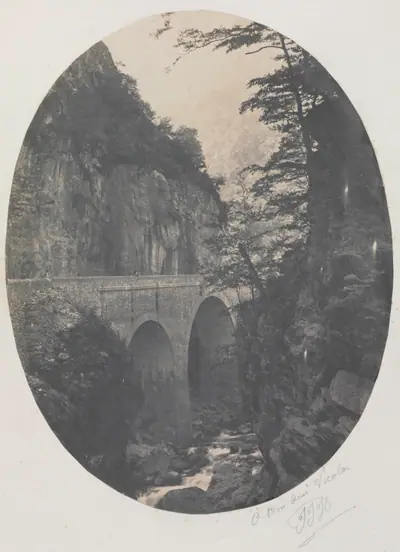Gorge at Eaux Chaudes, Pyrenees
