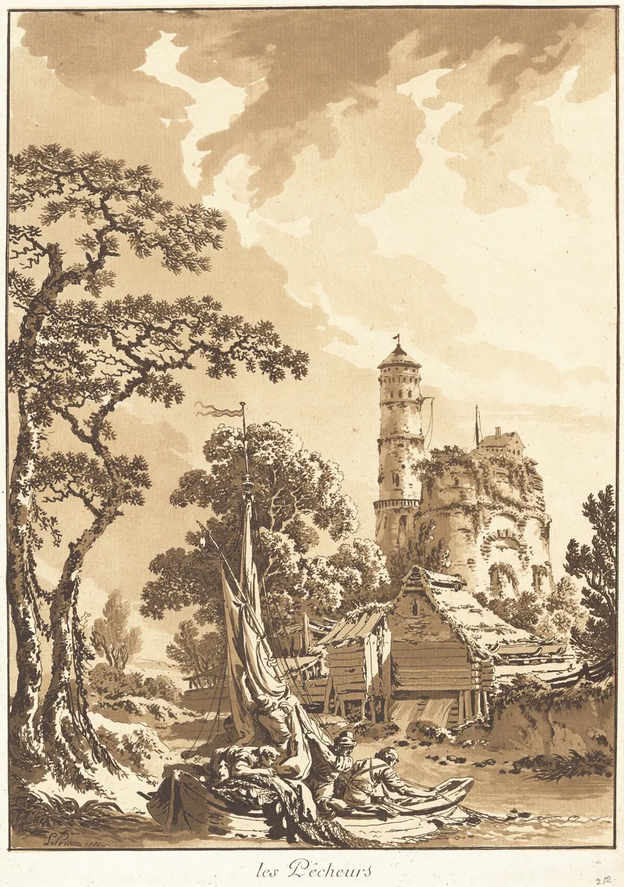 Les Pêcheurs (The Fishermen) by Jean-Baptiste Le Prince