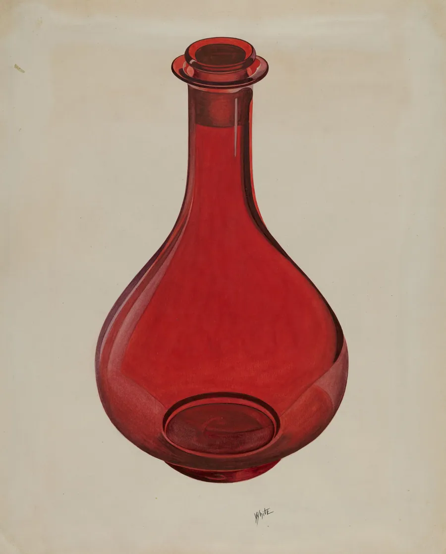 Decanter and Stopper by Edward White
