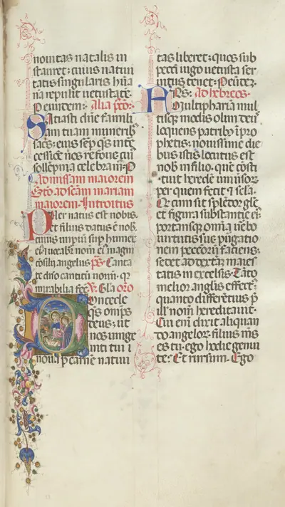 Missale: Fol. 22: Nativity